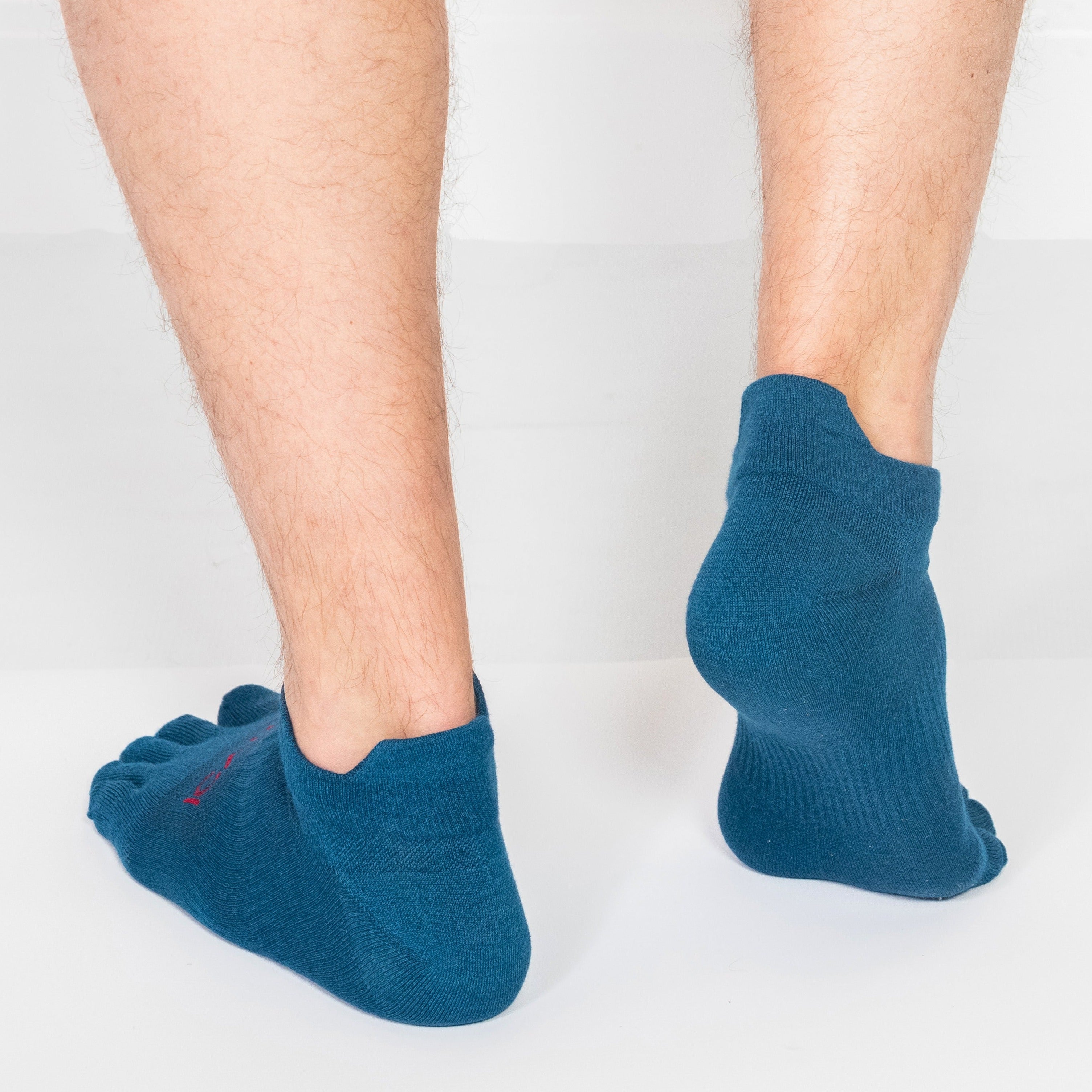 blue toe socks