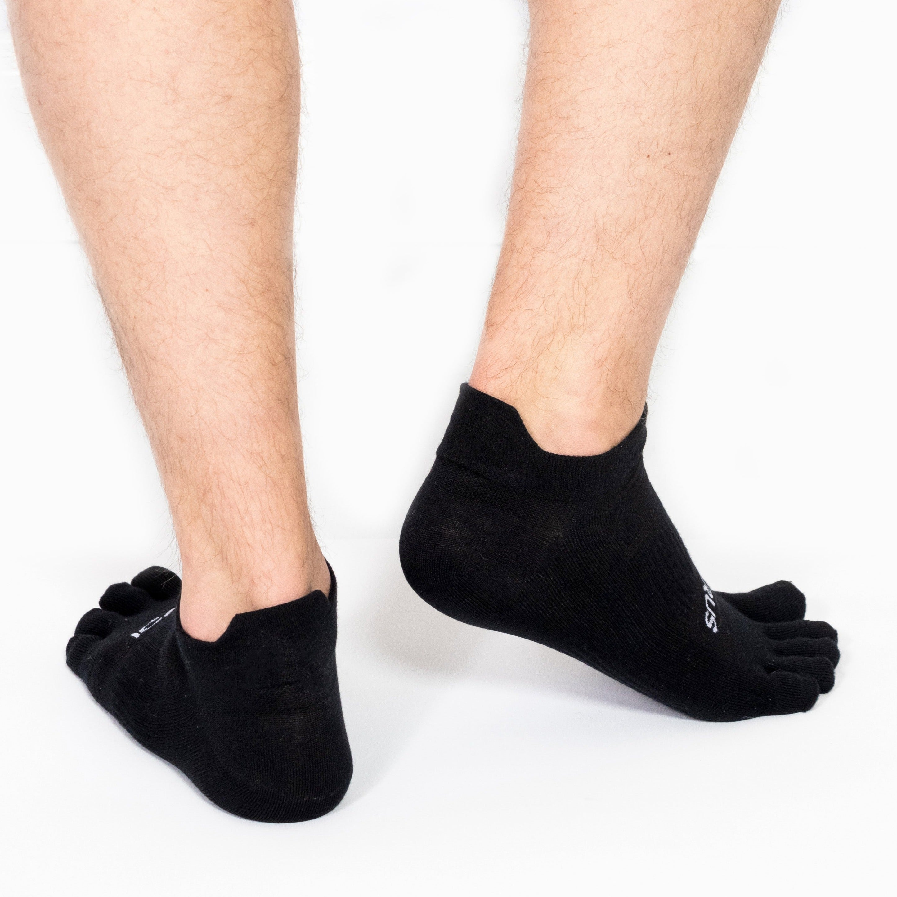 black toe socks